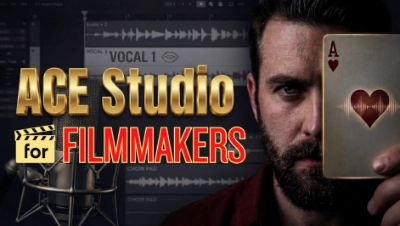 ACE Studio provides high-quality AI singing voices with MIDI and lyric control. Features include a one-click soundtrack and sound effects generator for videos, perfect for filmmaking and music.