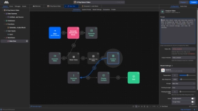 A no-code platform for building and deploying custom AI agents and workflows. It combines models like GPT-4 and Gemini with your own data sources to create specialized AI applications.